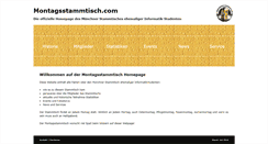 Desktop Screenshot of montagsstammtisch.com