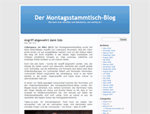 Tablet Screenshot of blog.montagsstammtisch.com